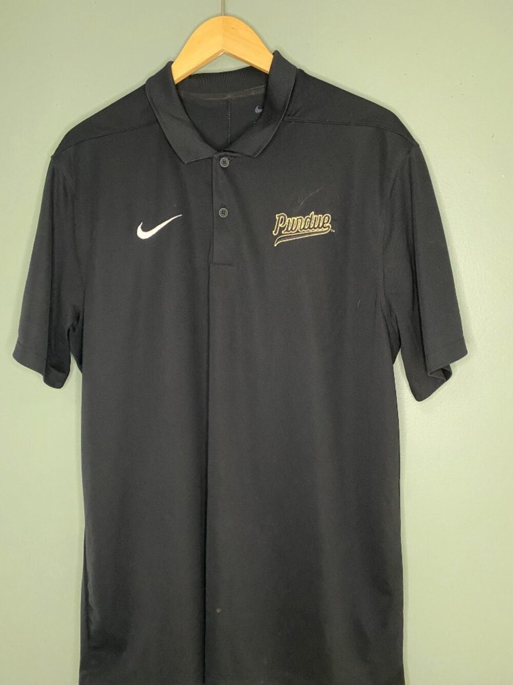 Nike Purdue  University Polo Size Lg